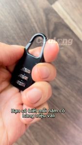 Móc Khóa Túi Xách Ba Lô Mã Số Chống Trộm - Ổ khóa số mini vali tiện lợi chất liệu hợp kim