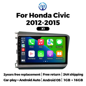 Navifly Android Navigation 9 Inch For Honda Civic 2012-2015 IPS Screen BT FM RDS Radio Wireless CarPlay Android Auto Headunit