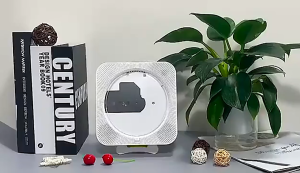 Bluetooth Portable Home CD Music Player with Remote Control Timer Built-in Speakers and LED Display FM Radio Boombox
