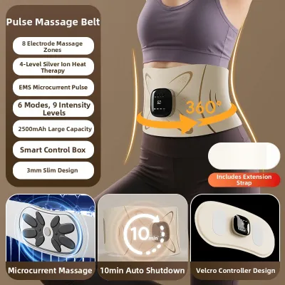 ZHENGBEI | EMS Abdominal Fat Reduction Massage Belt