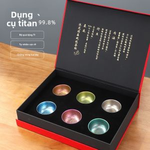 Tách Trà Nhỏ Cách Nhiệt Titanium