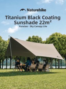 NatureHike | Windproof Sunshade Black Glue Canopy Tent