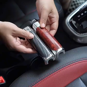Universal Car Hand Brake Carbon Fiber Style Protector Decor Cover SUV Accessory