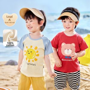 DUDUJIA | Áo Thun Tay Ngắn Mỏng Hè Cho Bé