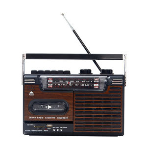 Retro Multi-function Radio Cassette Player USB SD Card Bluetooth