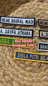 Bet Nama Siswa & Bordir Nama: Satuan Sehari Jadi