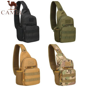Camel Mens Outdoor Camouflage Tactical Backpack Apply To Hiking Hunting Fishing Shoulder Bag