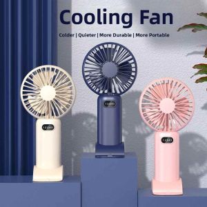 NPC | Mini Portable Strong Wind Power Handheld Fan for Student Dormitory