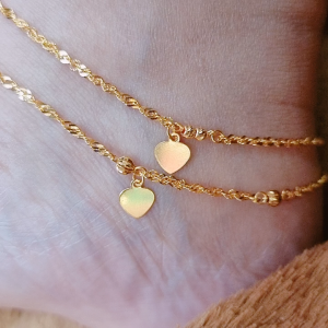 JIN JING RANTAI KAKI GILAGILA WITH BELL EMAS 916 TULEN 4.35G/4.72G