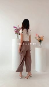 Celana Cargo Pants Knit Hornet | Kulot Cargo Knit Hornet Jumbo | Celana Daily Cargo