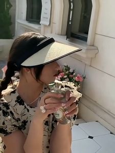【One Cat Shop】Summer Sports Sun Hats Women Hat Mens Cap Adjustable Sun Visor Uv Protection Empty Top Tennis Running Sunscreen Mesh Brim