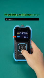 FNIRSI HRM-10 Máy kiểm tra nội trở pin lithium18650 21700 26650 32138 Pb Li-Ion Ni-MH Li-Pol LiFePO4 Ni-H2