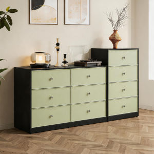 Bedroom Storage Steel Dresser 9 Drawers