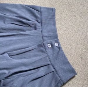 COD - JENNIE KNIT PANTS CELANA KULOT HIGHWAIST KNIT KANCING 2