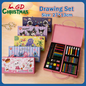 59pcs Kids Coloring Set Painting Water Color Pencil Crayon Drawing Sets Art Set Children Drawing Set