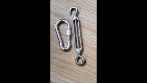 Bộ tăng đơ dây cáp kèm móc inox dùng giăng lều giăng võng đi phượt dã ngoại