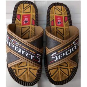 Ningbo Jingli Mens Summer Foam Slippers Old-Fashioned Eva Hard Bottom Wedge Non-Slip Wear-Resistant Home Wear Cool Beach Support