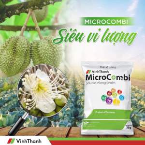 ( Gói 25gr) Phân bón vi lượng Micro Combi nhập khẩu từ Đức Vĩnh Thạnh phân phối 1 gói pha 200L