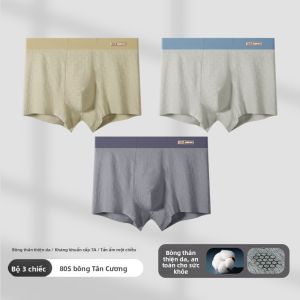 Quần lót nam MiiOW Catman làm bằng vải cotton kháng khuẩn thoáng khí lưng vừa