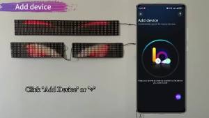 APP Remote Control Truck Devil Eye Light With AI Voice Function 12V 24V DIY Custom Scrolling Text Lighting For Board Windshield
