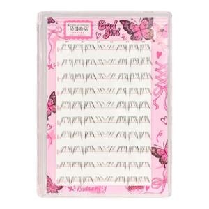 MENGJIESHANGPIN | Miếng dán mi giả Bắc Cực Star Sweet Rabbit Ear Transparent Stem Hair Flu Comic No Glue Required False Eyelashes