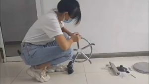 เก้าอี้ สแตนเลส กลม ตรวจโรค หมุนได้ 360 องศา แข็งแรง ทนทาน - พร้อมส่ง