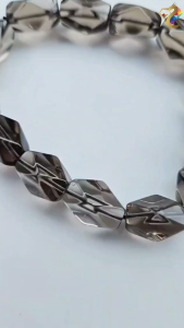 Collection Grade Smoky Quartz Faceted Free-Form Bracelet