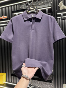 FGD | High-end Embroidered Scissors Pattern Mens T-Shirt Short Sleeves