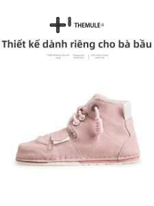 THEMULE | Padded Pink Snow Boots One-Step Design Big Size