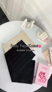 LadyLuxe - Korset Stagen Wanita Pelangsing Perut Pengecil Pinggang Buncit Body Slimming Bahan Elastis KR005
