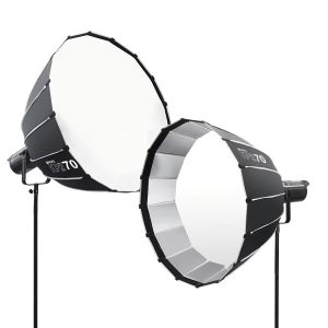TRIOPO KP2 60cm 70cm 90cm 120cm Parabolic Softbox Bowens Mount for Sokani X100 COLBOR Godox Aputure LED Video Light vs Godox QR-P