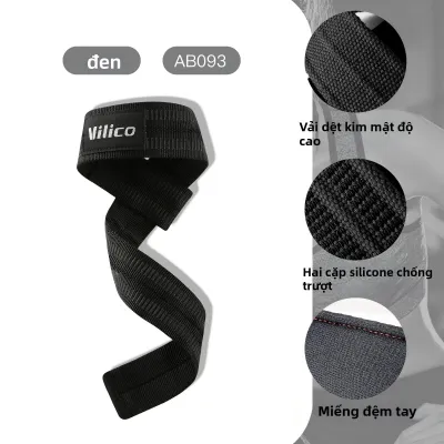 Dây Đeo Nâng Tạ Găng Tay Tập Gym Hỗ Trợ Cổ Tay Dành Cho Tập Deadlift Pull Up Barbell Dumbbell Dụng Cụ Hỗ Trợ Lòng Bàn Tay Khi Tập Luyện