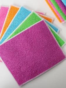 Thickened Bamboo Fiber Kitchen Towel Easy to Clean Dustcloth Household Cleaning Living Room Kitchen Wiping Towel Stain Removal Absorbent