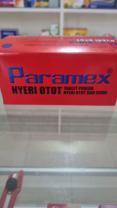 PARAMEX NYERI OTOT PERSTRIP ISI 4 TABLET EXP AUG 2024