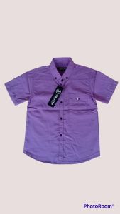BAJU KEMEJA ANAK LAKI-LAKI 3-14TH WARNA LAVENDER
