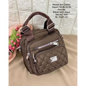 Tas chibao 1813S import bisa ransel/selempang/jinjing