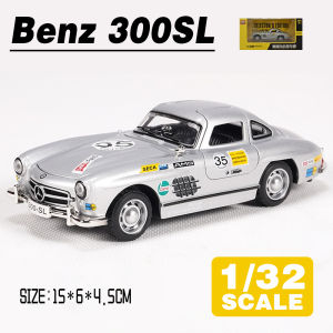 LEO 1:32 Mercedes-Benz 300SL Racing Edition Diecast Model Car Alloy Cars Toys Collection Gift For Kids Boy Girl
