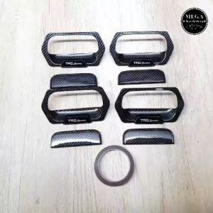 Paket Handle Outer Pintu Mobil Xenia Lama 2004 - 2011 TRD SPORTIVO Carbon Glossy