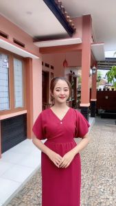 Paket murah 100 dapat 3 Kimono Dress Pakaian Wanita Bumil Busui