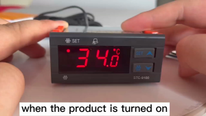 ETC-3000 เครื่องควบคุมอุณหภูมิ 220V เครื่องควบคุมอุณหภูมิตู้เย็นแบบดิจิตอล ตัวควบคุมขนาดเล็ก ตัวควบคุมเทอร์โมสตัท เทอร์โมคัปเปิล NTC เซ็นเซอร์คู่