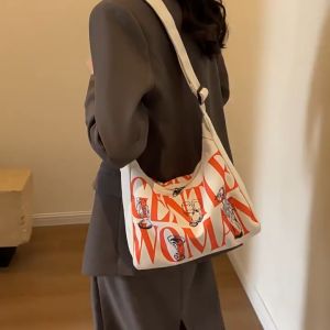 Gentle Woman printed canvas bag high-end shoulder crossbody bag