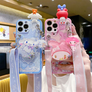 Oppo Reno13 12 11 10 9 8 7 6 5 4 3 2 Cartoon Soft Silicone Phone Case with Sandflow Stand Full Cover Anti-fall Compatible with Various Models