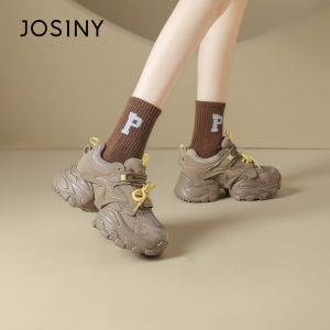 Josiny | Thick Bottom Height Increasing Dad Shoes Mesh Breathable
