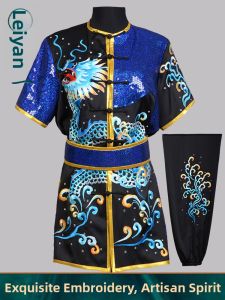Embroidered Dragon Bright Drill Competition Uniform