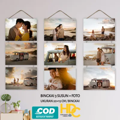 cetak foto bingkai poster dinding kayu hiasan dinding dekorasi dinding hadiah ulang tahun kado ulang tahun hadiah wedding foto hiasan dinding dekorasi dinding hiasan aesthetic frame foto bulat