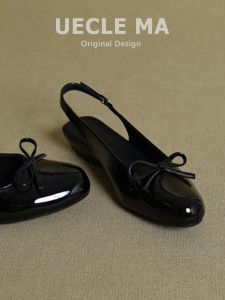 MASHUJIA | Mary Jane Summer Dress Match Thick Heel Sandals