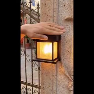 Solar Wall Outdoor Light Waterproof Solar Power Lamp LED Bulbs Warning Lighting Sconces Lights Automatic Modern Design Household Ultra-bright Led Original Light Adjustable 3 Modes Motion Sensing Lamps Suiable Garden Yard