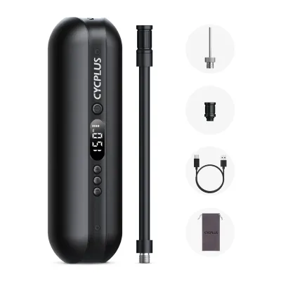 CYCPLUS A2 Air Compressor Wireless Bicycle Pump for Car Tire High Pressure 150psi Portable Smart Air Inflator for MTB Bike Ball