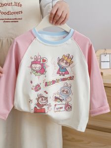 Long Sleeve Cartoon Raglan T-Shirt Top