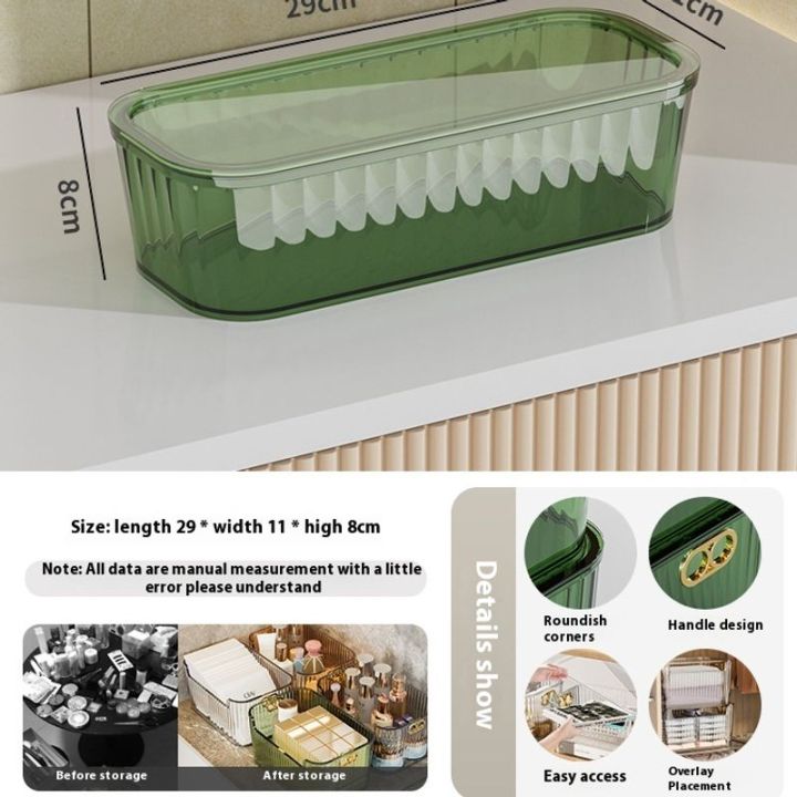 Transparent Acrylic Desktop Organizer for Cosmetics and Snacks